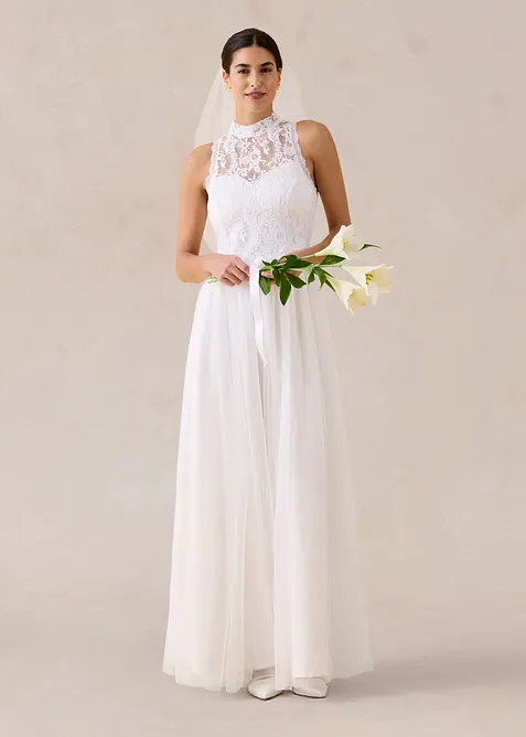 Brautkleid aus T&uuml;ll und Spitze, bonprix