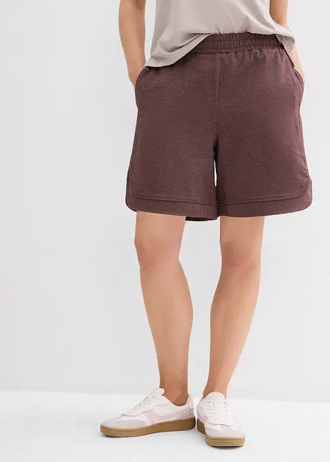 Weite Sweat-Shorts  aus Baumwoll-Mix, bonprix