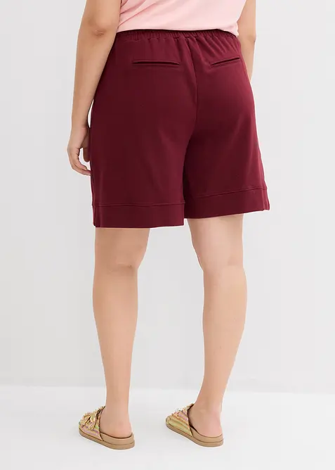 Short en molleton de coton m&eacute;lang&eacute;, bonprix
