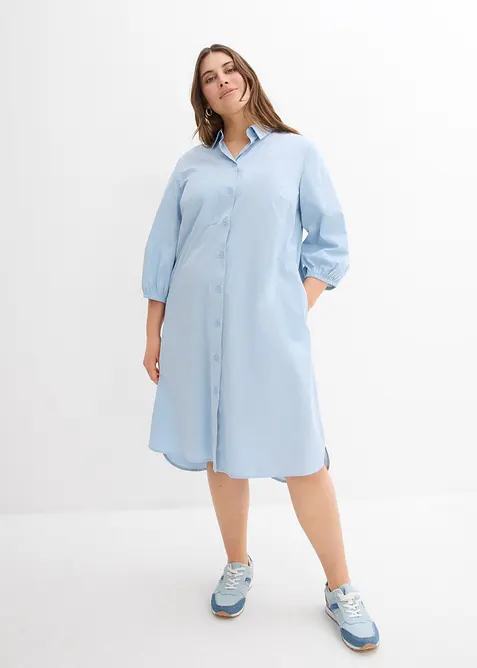 Blusenkleid aus leichter Baumwolle, bonprix