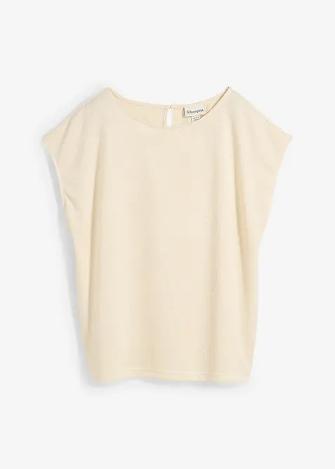 Oversize-Shirt in Strickoptik, bonprix