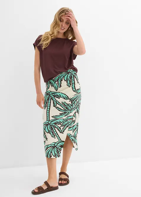 Oversize-Shirt in Strickoptik, bonprix