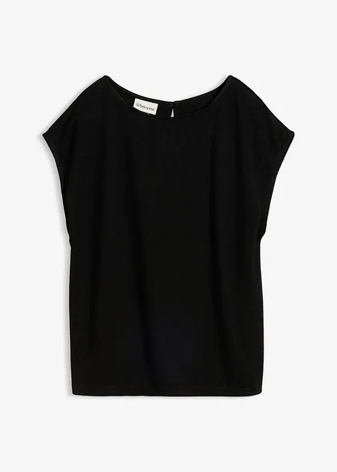 Oversize-Shirt in Strickoptik, bonprix