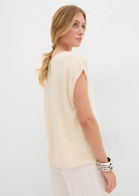 Oversize-Shirt in Strickoptik, bonprix