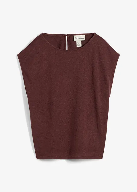 Oversize-Shirt in Strickoptik, bonprix