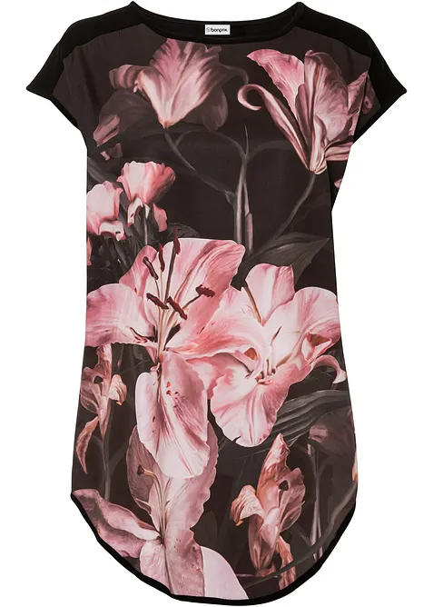 Bedrucktes Shirt aus softem Viskose-Mix, bonprix