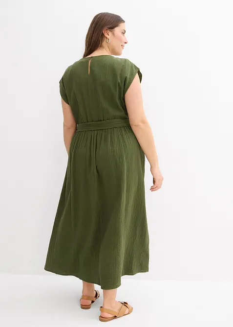 Midikleid aus reiner Baumwolle, bonprix