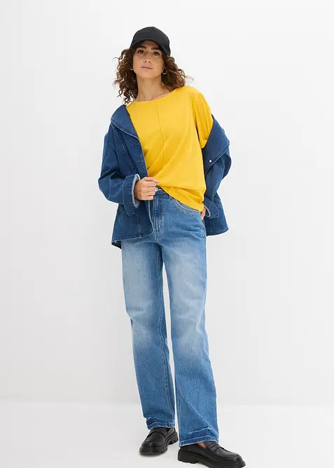 T-Shirt aus reiner Baumwolle, bonprix