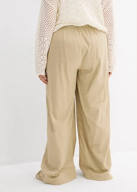 Palazzo-Hose aus reiner Baumwolle, bonprix