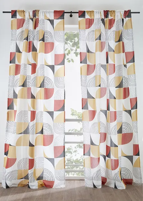 Gardine aus recyceltem Polyester (1er Pack), bonprix