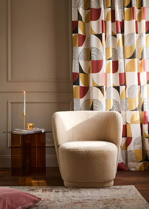 Gardine aus recyceltem Polyester (1er Pack), bonprix