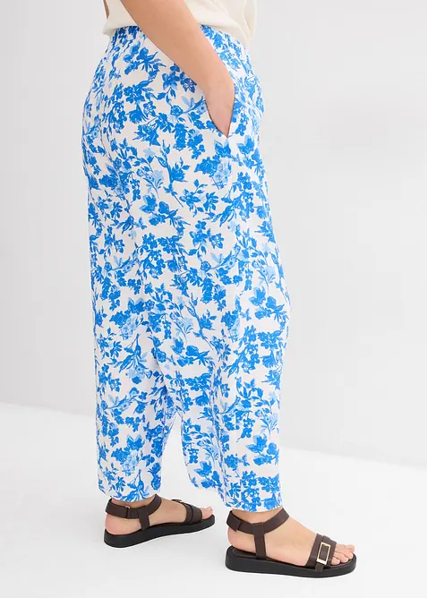 Jupe-culotte fluide en viscose m&eacute;lang&eacute;e, bonprix