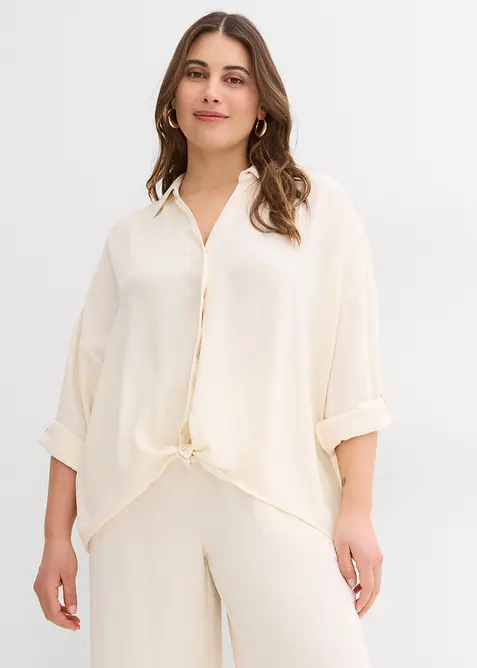 Bluse aus leichtem Cr&ecirc;pe, bonprix