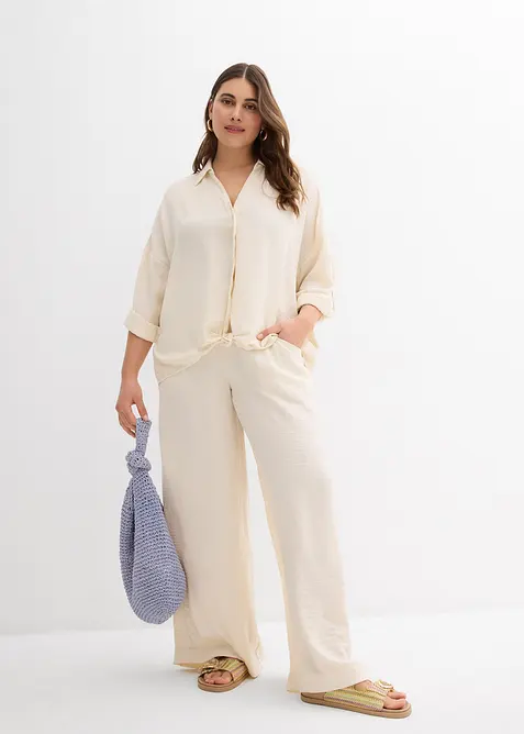 Bluse aus leichtem Cr&ecirc;pe, bonprix