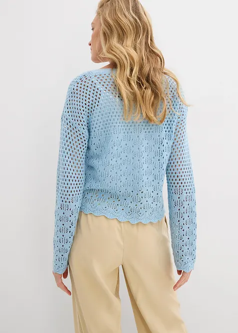 Leichter Ajour-Pullover, bonprix