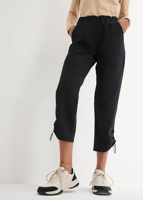 Pantalon &agrave; fronces, s&eacute;chage rapide, bonprix