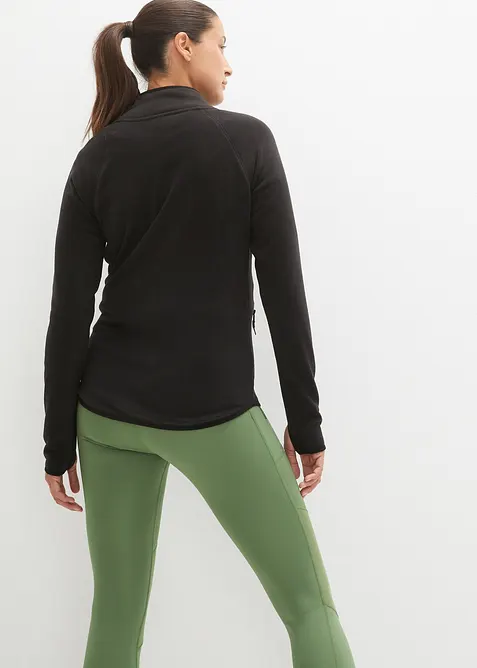 Fleecejacke mit Rei&szlig;verschluss-Taschen, bonprix