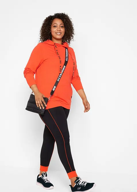 Sweat &agrave; capuche doux, bonprix