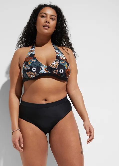 Bas de bikini sculptant taille haute, maintien l&eacute;ger, bonprix