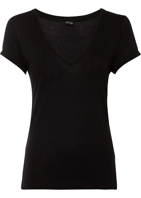 T-Shirt aus softer Viskose, bonprix