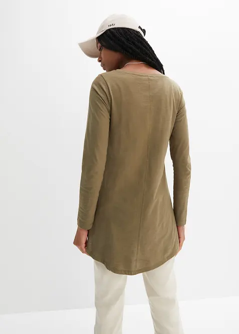 Langarmshirt aus reiner Baumwolle, bonprix