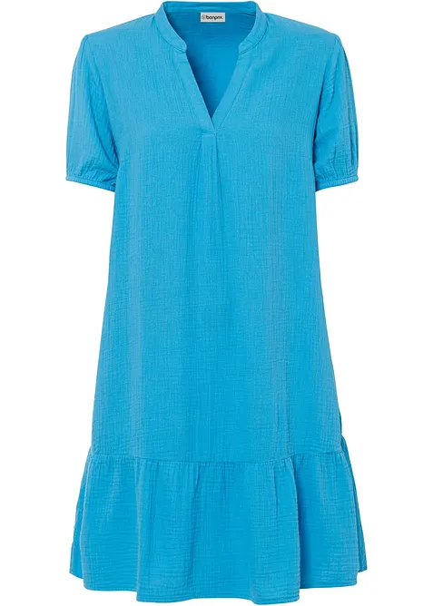 Robe courte en gaze de coton, bonprix
