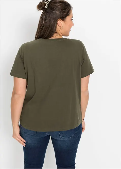T-Shirt aus reiner Baumwolle, bonprix