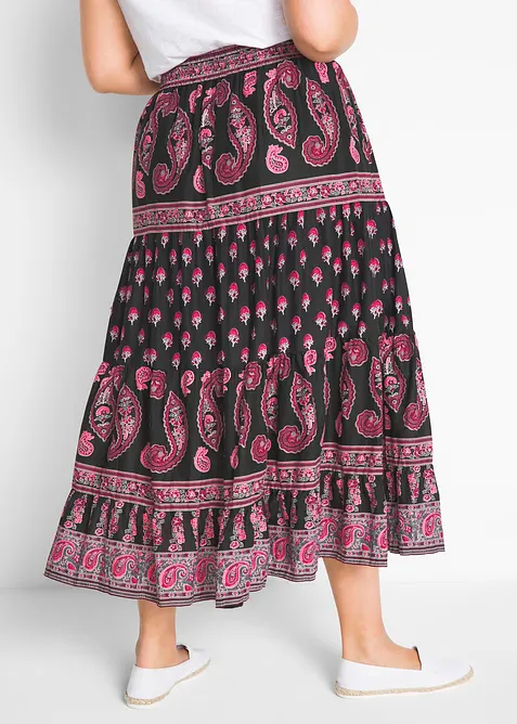 Jupe longue 100% coton, bonprix