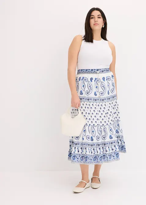 Maxirock  aus reiner Baumwolle, bonprix