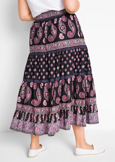 Maxirock  aus reiner Baumwolle, bonprix