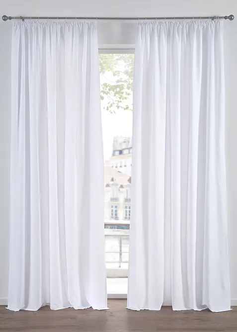 Vorh&auml;nge aus Microfaser (2er Pack), bonprix