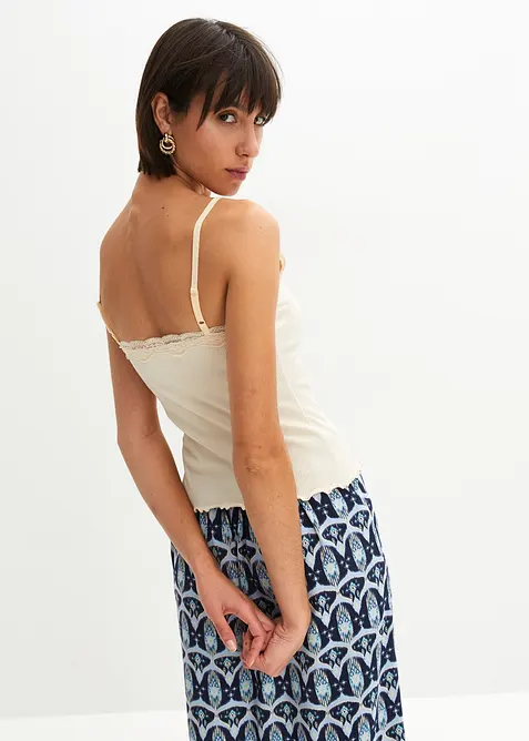 Ripp-Top aus softem Viskose-Mix (2er Pack), bonprix