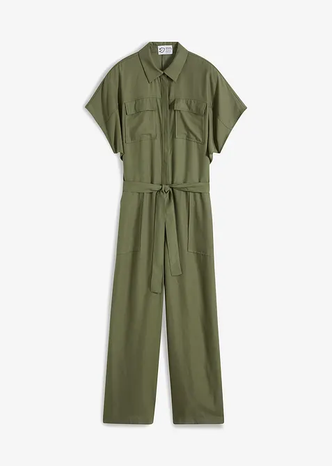 Jumpsuit aus flie&szlig;endem Lyocell, bonprix