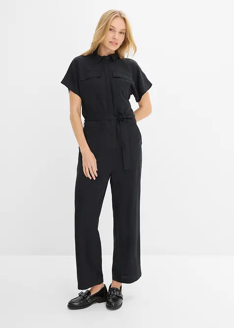 Jumpsuit aus flie&szlig;endem Lyocell, bonprix