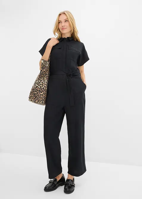 Jumpsuit aus flie&szlig;endem Lyocell, bonprix