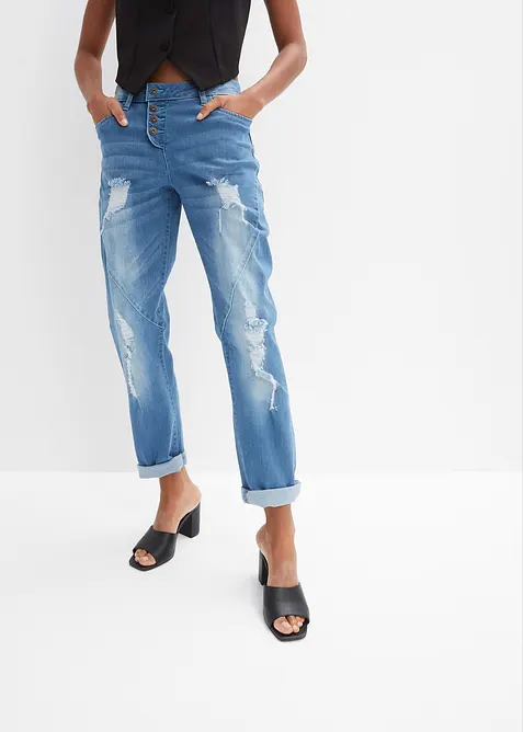 Jean boyfriend taille mi-haute, bonprix