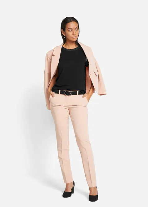 Shirt mit Chiffon&auml;rmeln, bonprix