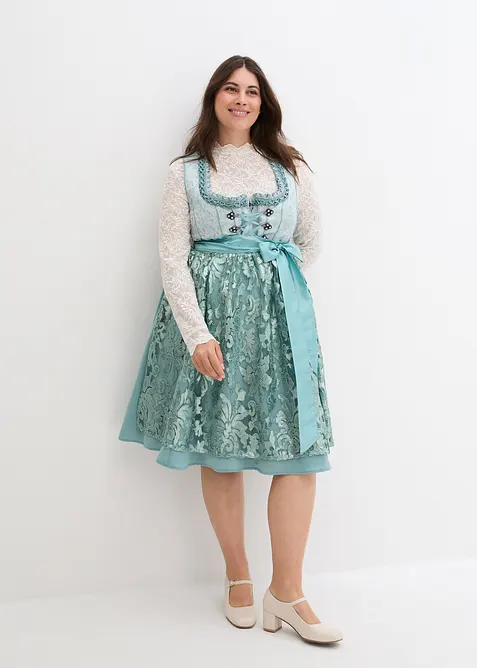 Dirndl mit Pailletten Sch&uuml;rze (2-tlg.Set), bonprix