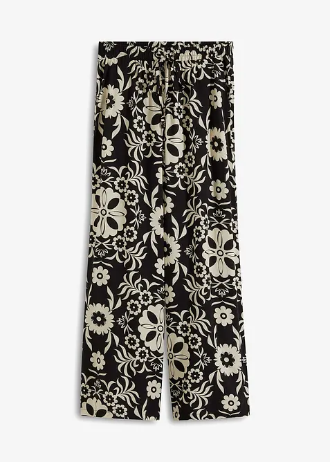 Marlenehose aus flie&szlig;ender Viskose, bonprix