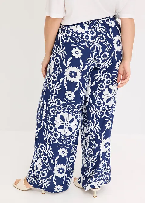 Marlenehose aus flie&szlig;ender Viskose, bonprix