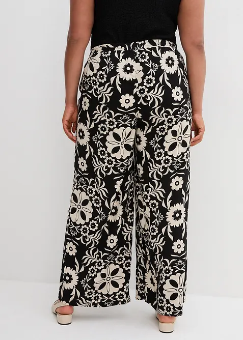 Marlenehose aus flie&szlig;ender Viskose, bonprix