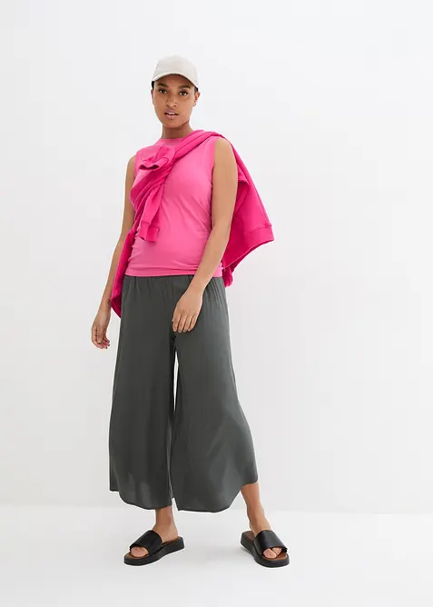 Wadenlange Culotte aus softer Viskose, bonprix