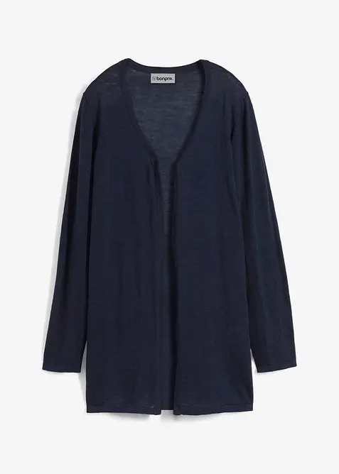 Gilet en maille 100% coton flamm&eacute;, bonprix