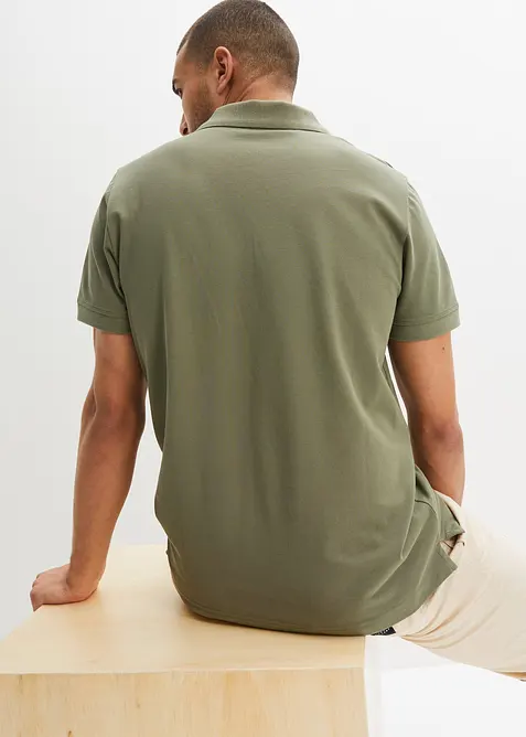 Piqu&eacute;-Poloshirt aus reiner Bio-Baumwolle, bonprix