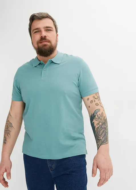 Piqu&eacute;-Poloshirt aus reiner Bio-Baumwolle, bonprix
