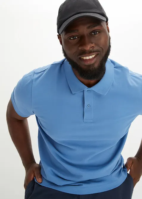 Piqu&eacute;-Poloshirt aus reiner Bio-Baumwolle, bonprix