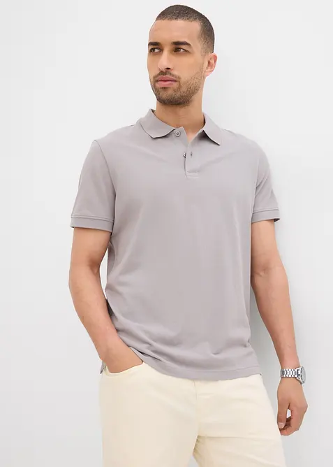 Polo en maille piqu&eacute;e 100% coton, bonprix