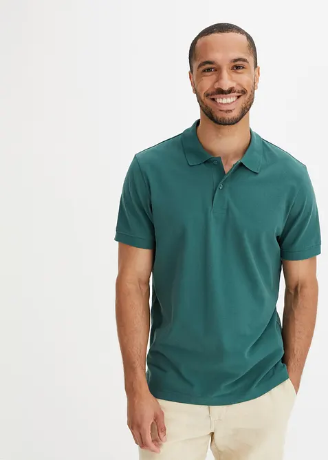 Piqu&eacute;-Poloshirt aus reiner Bio-Baumwolle, bonprix