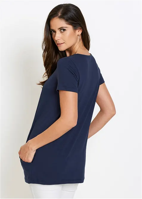 Longshirt mit Viskose, bonprix