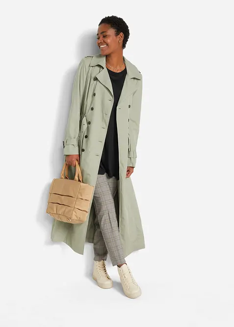 Longshirt aus Viskose mit Volant, bonprix